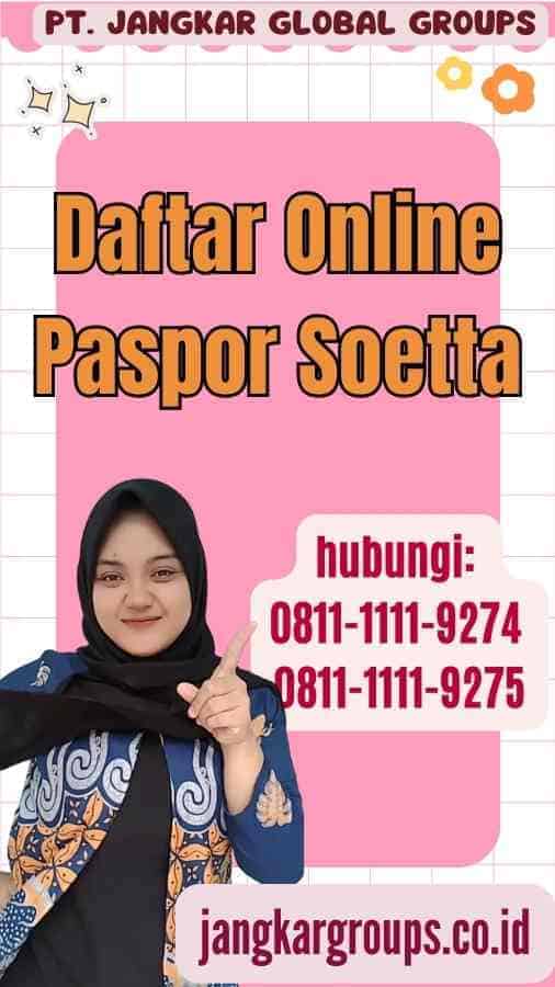 Daftar Online Paspor Soetta