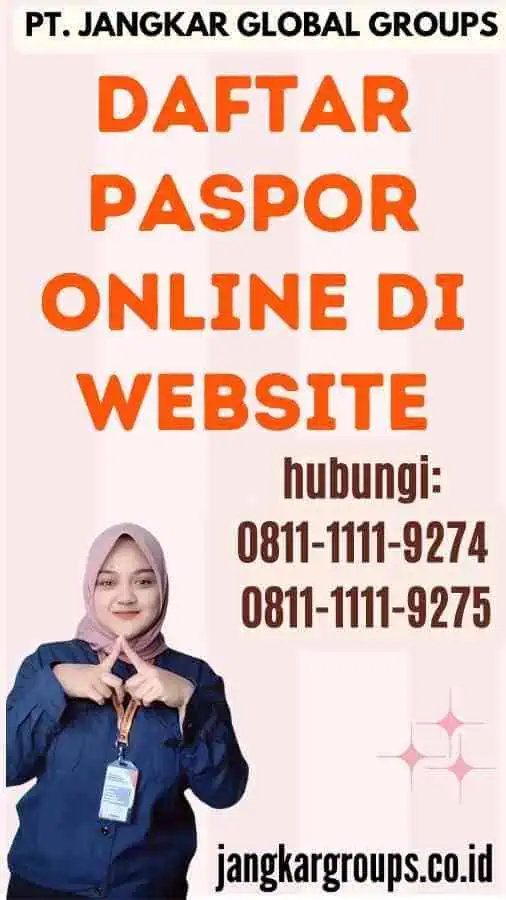 Daftar Paspor Online di Website