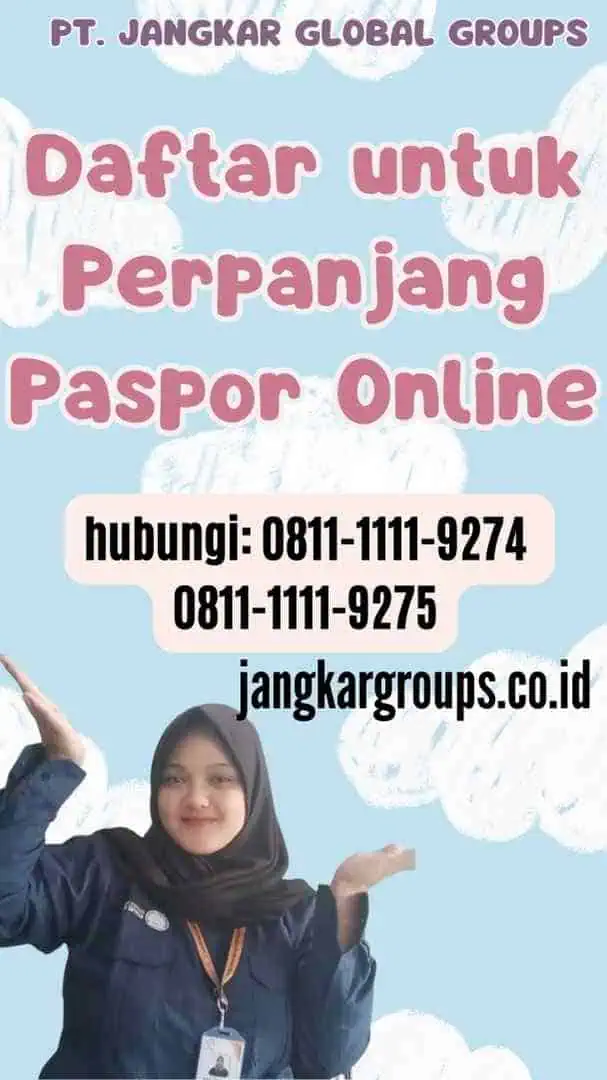 Daftar untuk Perpanjang Paspor Online