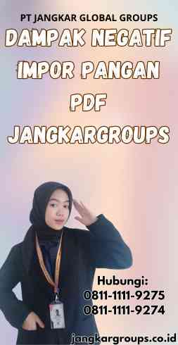 Dampak Negatif Impor Pangan Pdf Jangkargroups