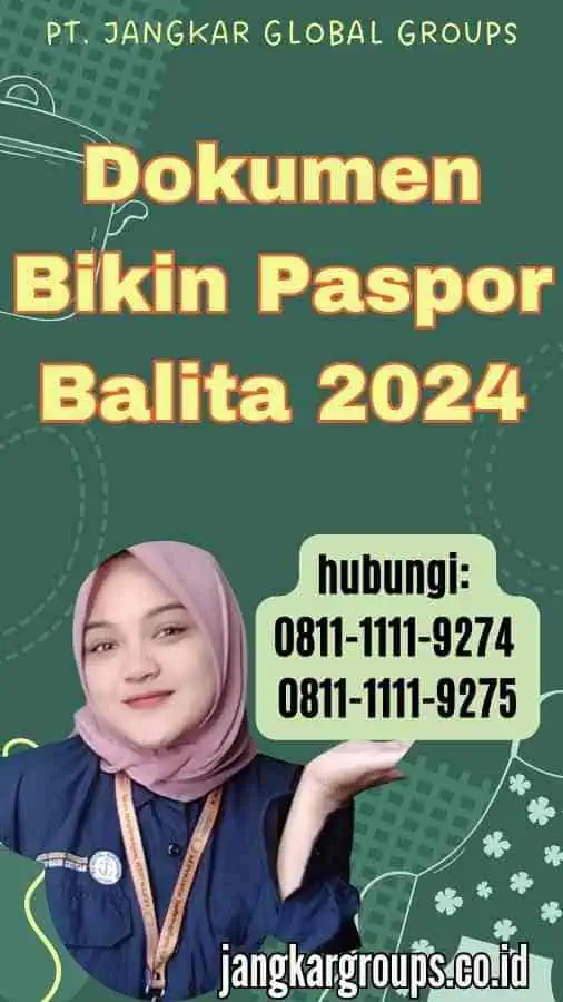 Dokumen Bikin Paspor Balita 2024