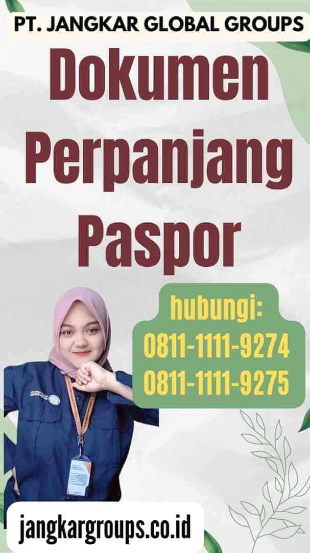 Dokumen Perpanjang Paspor