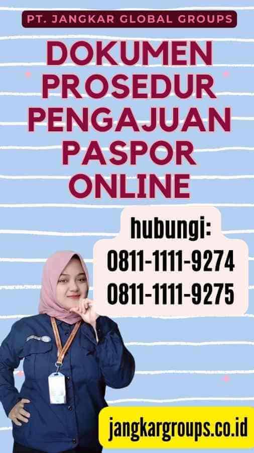 Dokumen Prosedur Pengajuan Paspor Online