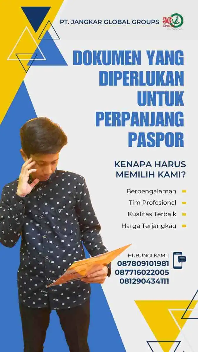 Dokumen Yang Diperlukan Untuk Perpanjang Paspor