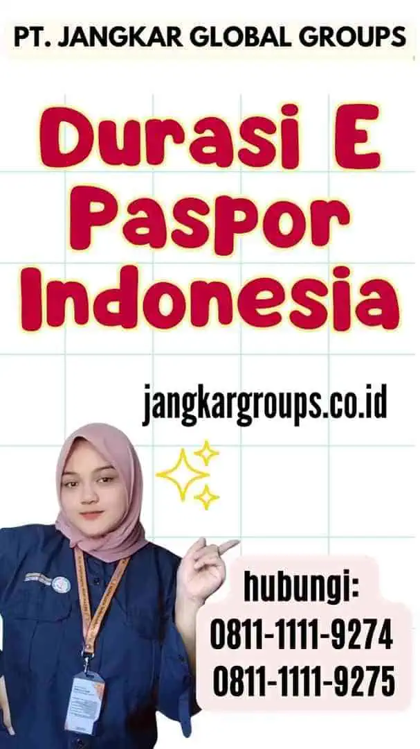 Durasi E Paspor Indonesia