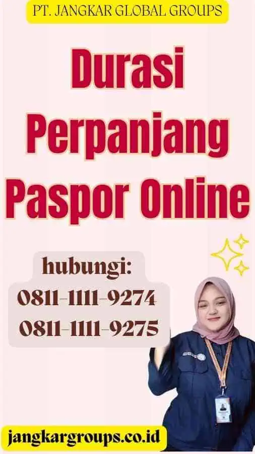 Durasi Perpanjang Paspor Online