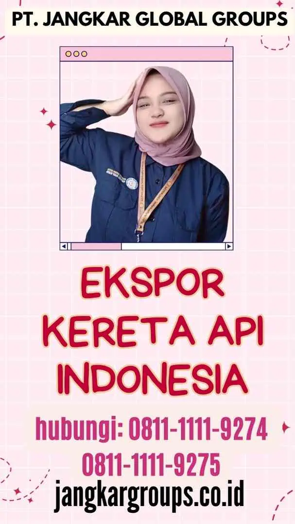 Ekspor Kereta Api Indonesia