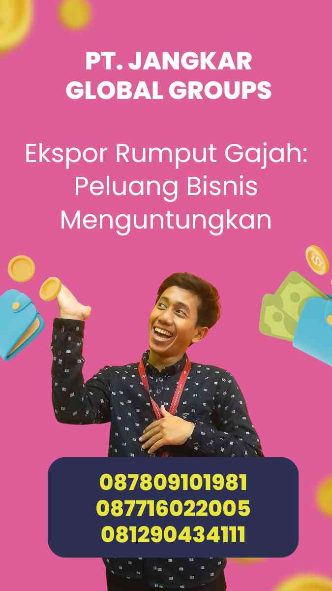 Ekspor Rumput Gajah: Peluang Bisnis Menguntungkan