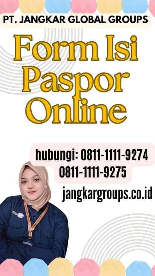 Form Isi Paspor Online