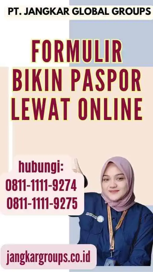 Formulir Bikin Paspor Lewat Online