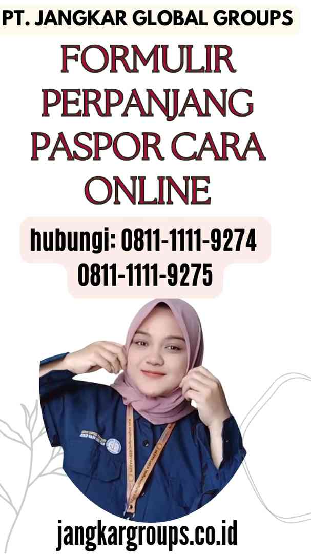 Formulir Perpanjang Paspor Cara Online