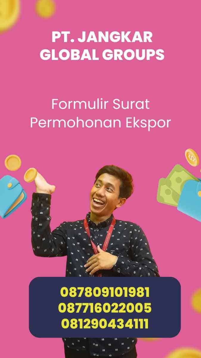 Formulir Surat Permohonan Ekspor