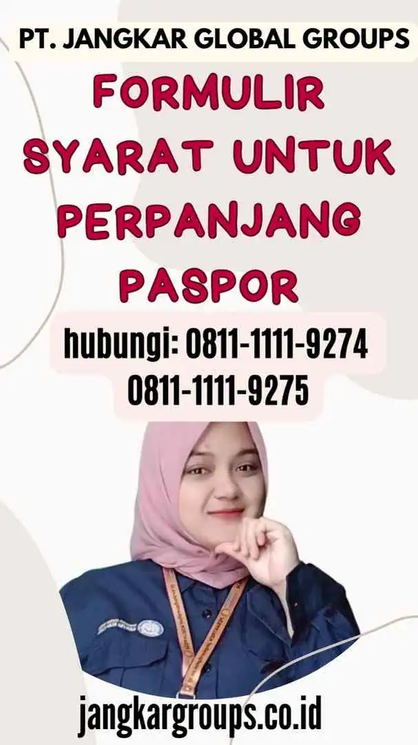 Formulir Syarat Untuk Perpanjang Paspor