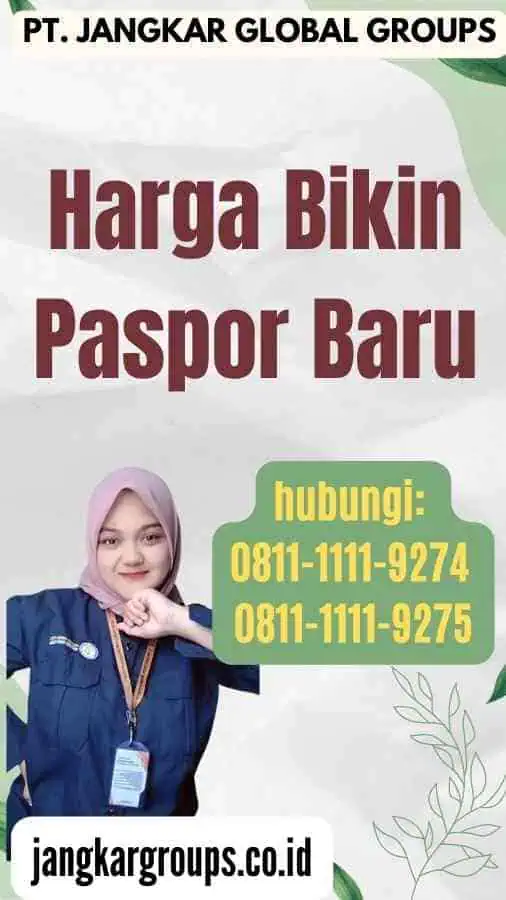 Harga Bikin Paspor Baru