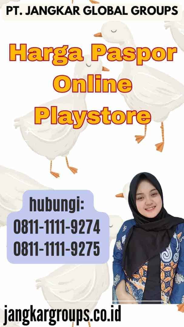 Harga Paspor Online Playstore