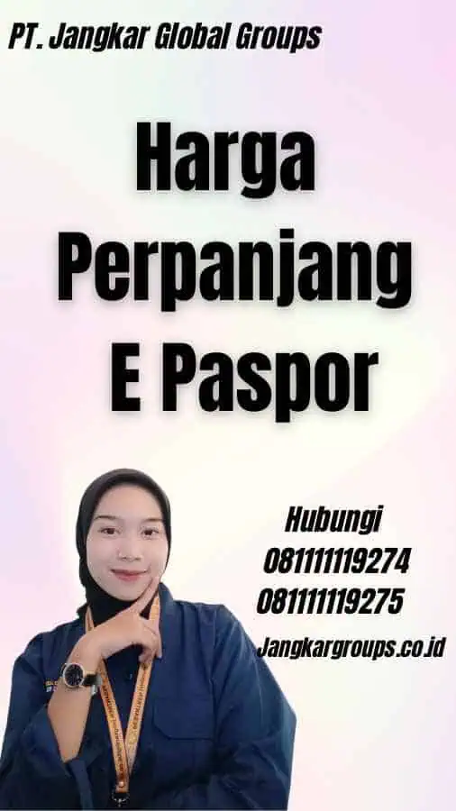 Harga Perpanjang E Paspor