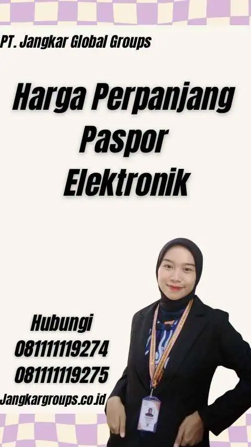 Harga Perpanjang Paspor Elektronik