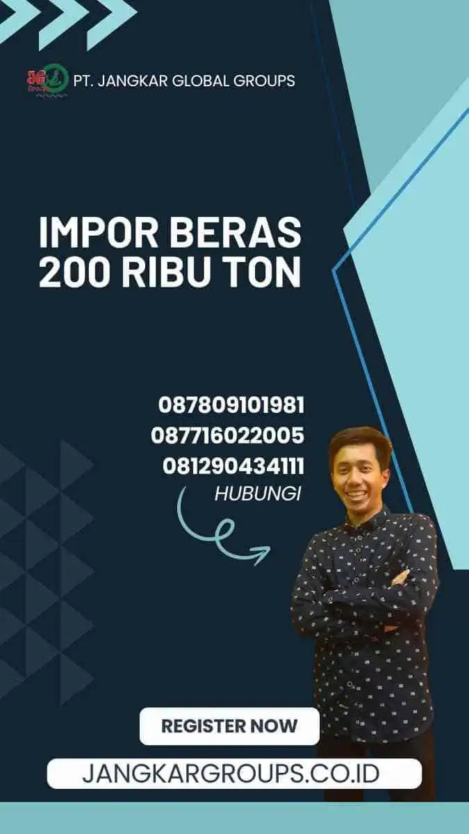 Apa itu Impor Beras 200 Ribu Ton?