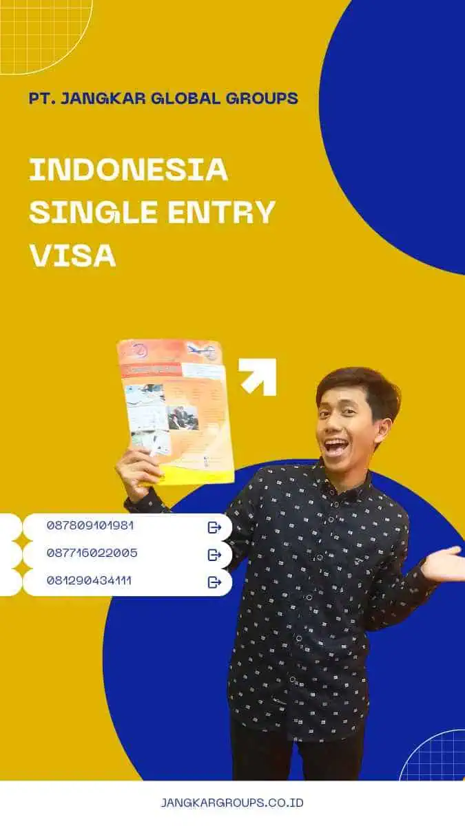 Indonesia Single Entry Visa