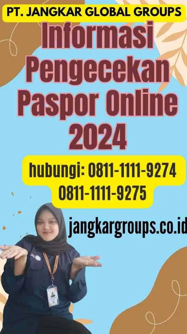 Informasi Pengecekan Paspor Online 2024