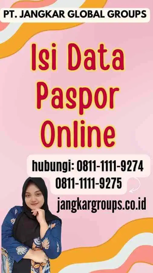 Isi Data Paspor Online