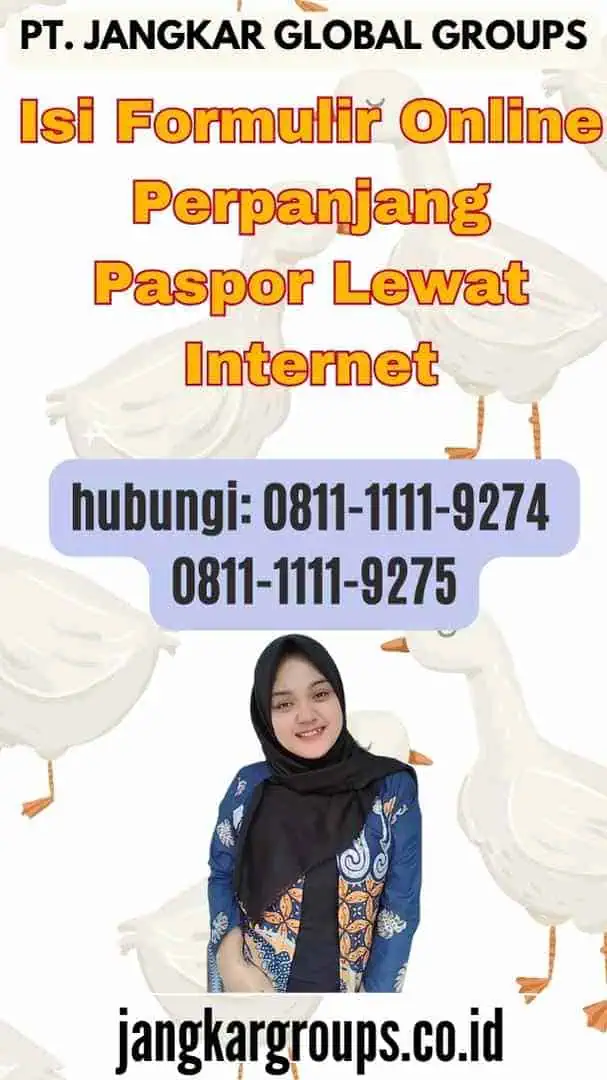 Isi Formulir Online Perpanjang Paspor Lewat Internet