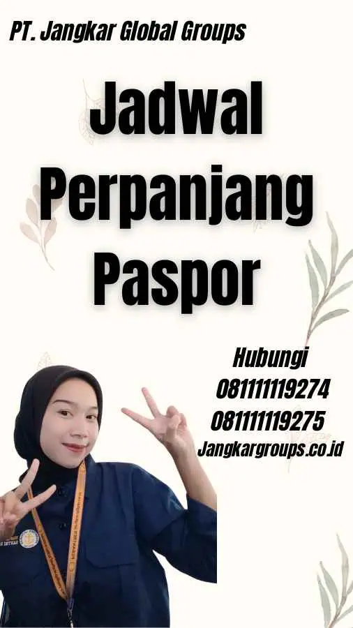 Jadwal Perpanjang Paspor