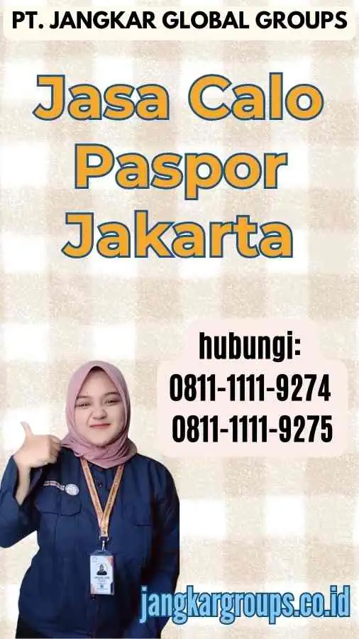 Jasa Calo Paspor Jakarta