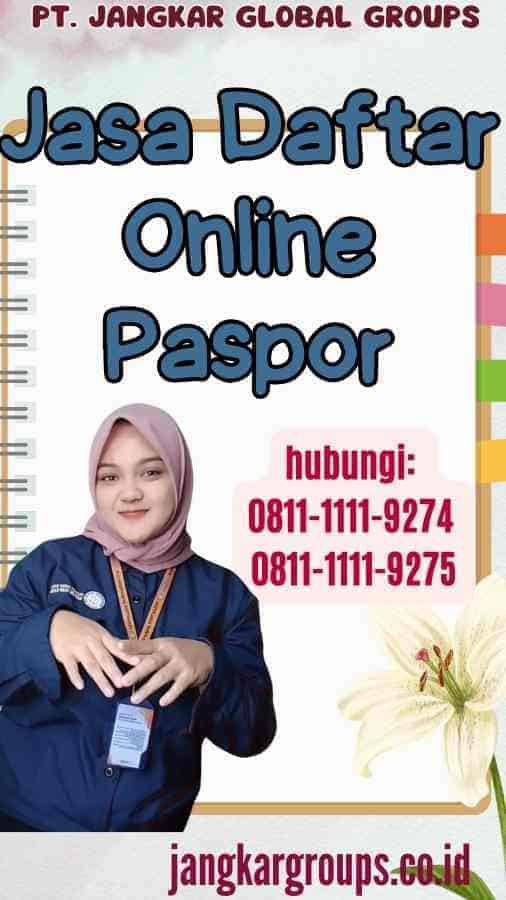 Jasa Daftar Online Paspor