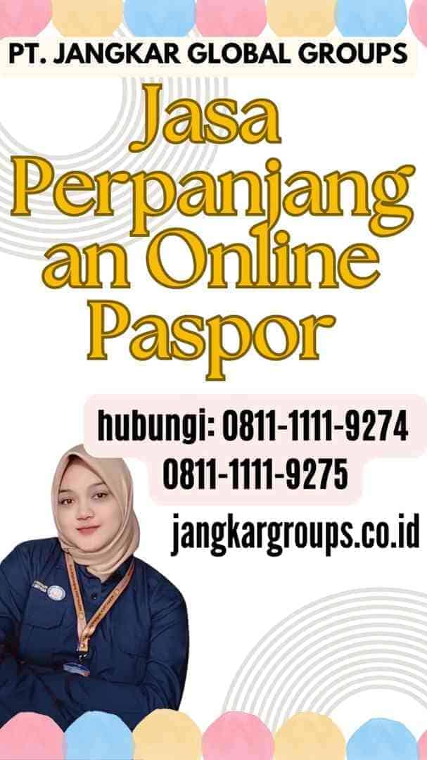 Jasa Perpanjangan Online Paspor