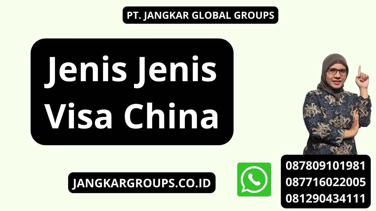 Jenis Jenis Visa China