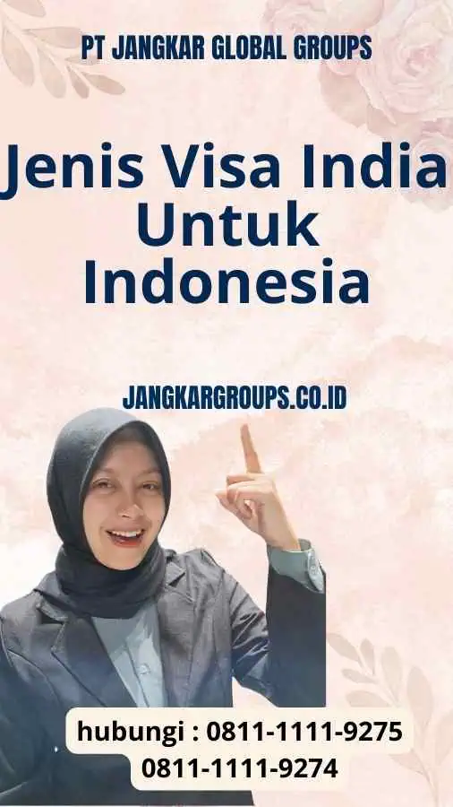 Jenis Visa India Untuk Indonesia