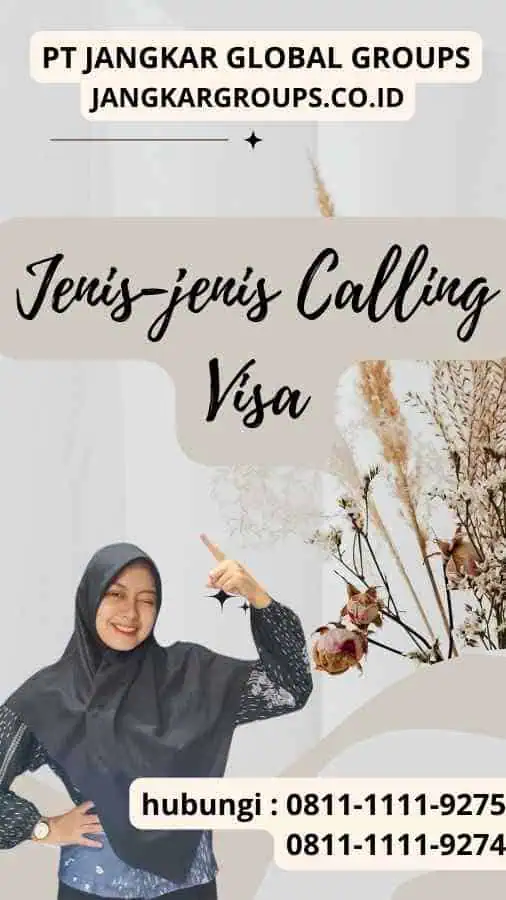 Jenis-jenis Calling Visa