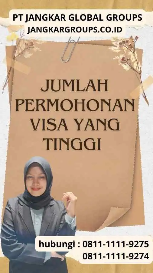 Jumlah Permohonan Visa yang Tinggi : Kenapa Visa Amerika Susah?