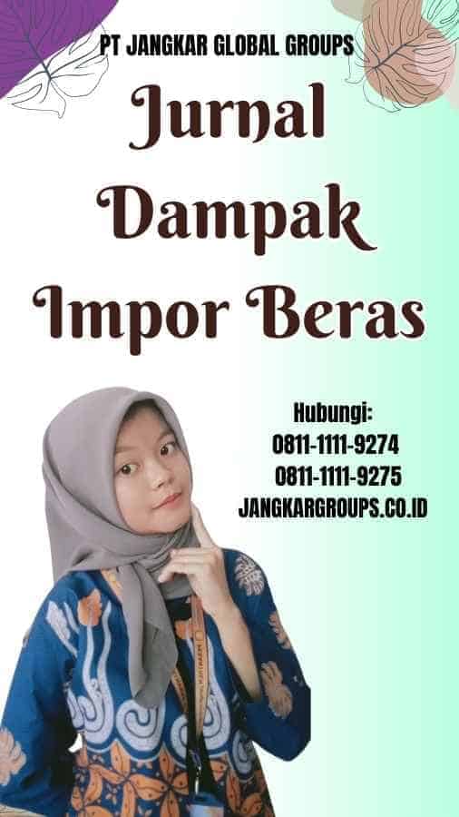 Jurnal Dampak Impor Beras