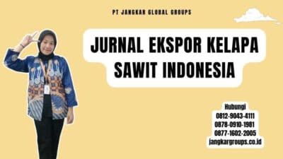 Jurnal Ekspor Kelapa Sawit Indonesia