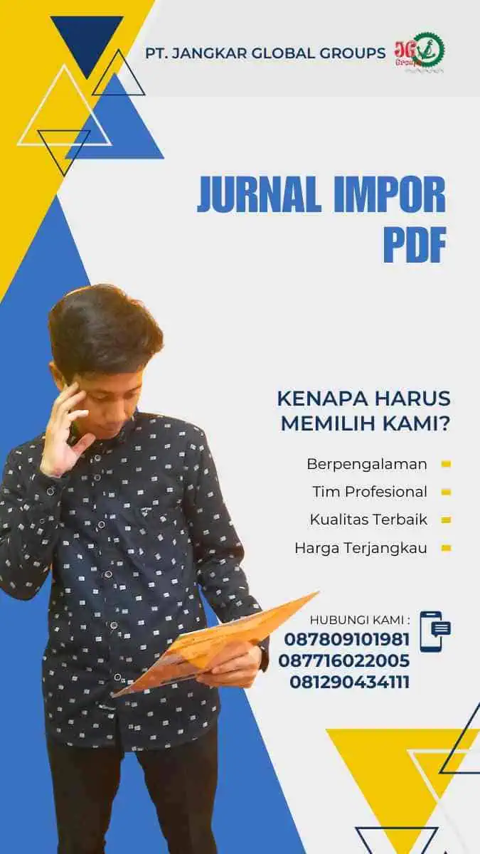 Jurnal Impor PDF: Pengertian, Manfaat