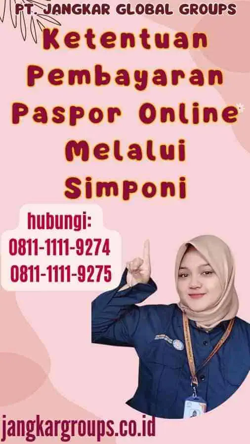 Ketentuan Pembayaran Paspor Online Melalui Simponi