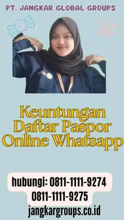 Keuntungan Daftar Paspor Online Whatsapp