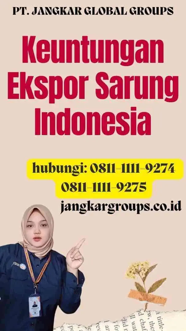 Keuntungan Ekspor Sarung Indonesia