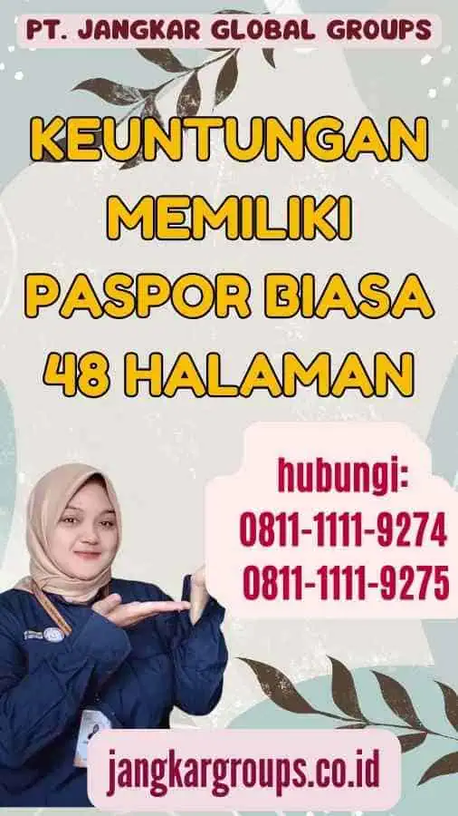 Keuntungan Memiliki Paspor Biasa 48 Halaman