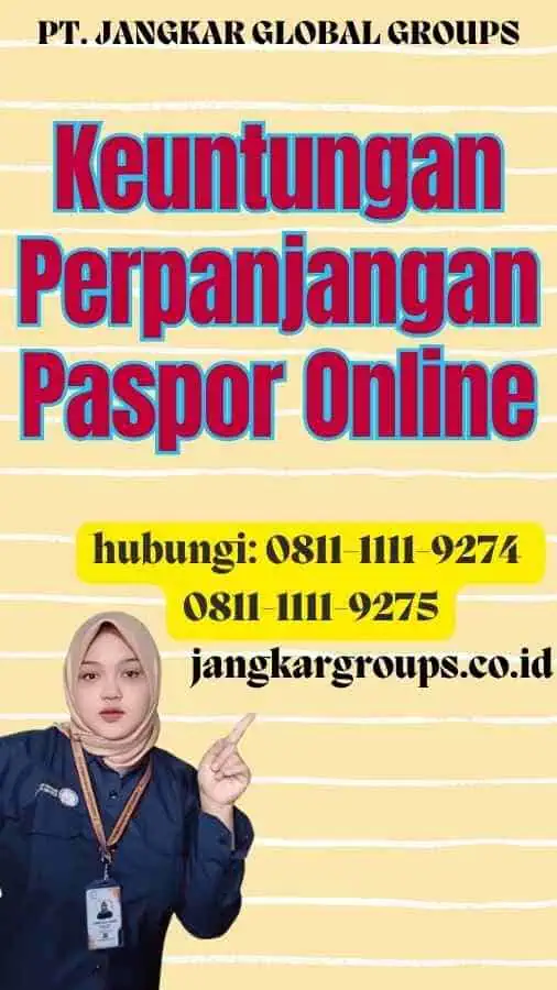 Keuntungan Perpanjangan Paspor Online