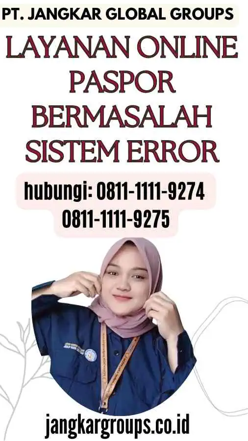 Layanan Online Paspor Bermasalah Sistem Error