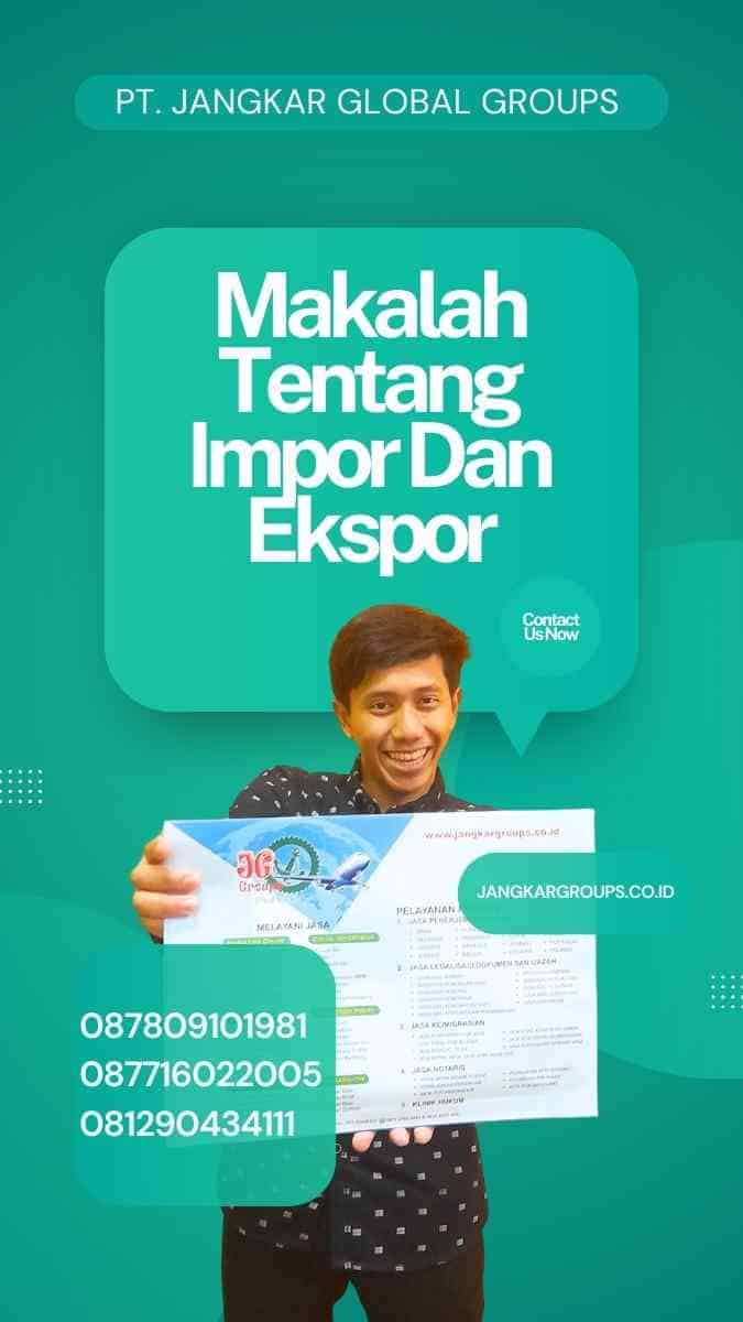 Makalah Tentang Impor Dan Ekspor