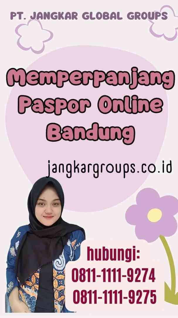 Memperpanjang Paspor Online Bandung