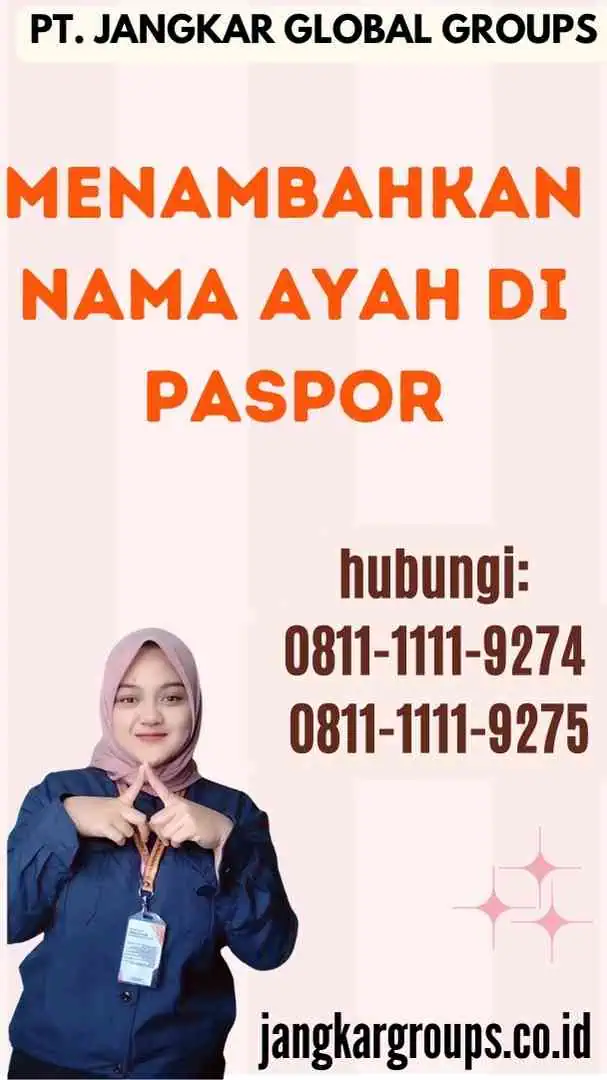 Menambahkan Nama Ayah di Paspor