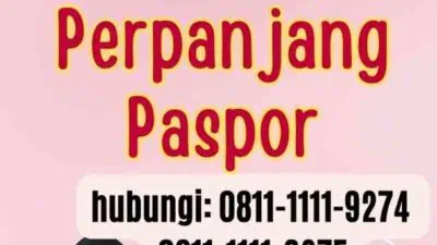 Mendaftar Online Perpanjang Paspor