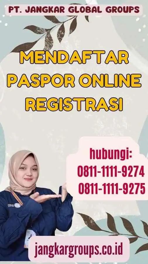 Mendaftar Paspor Online Registrasi