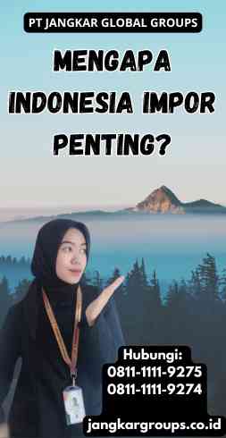 Mengapa Indonesia Impor Penting