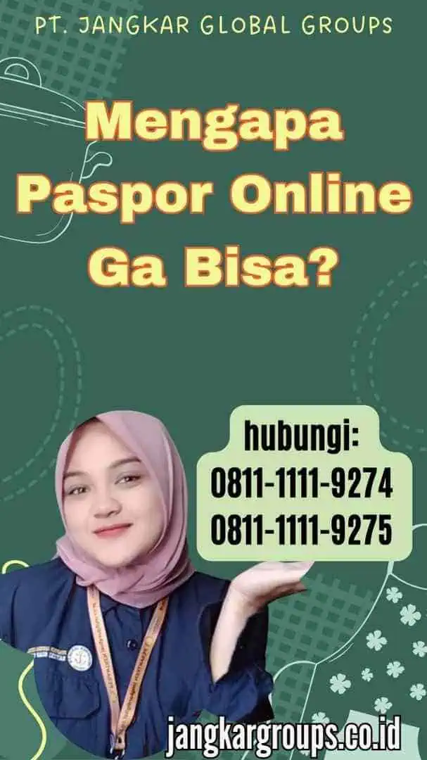 Mengapa Paspor Online Ga Bisa